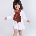 thumbnail image 5 of Bufanda para niños, calentador de cuello de punto suave y cálido, bufanda clásica de invierno para niños y niñas, abrigos, cuello suave a prueba de viento, 5 of 5