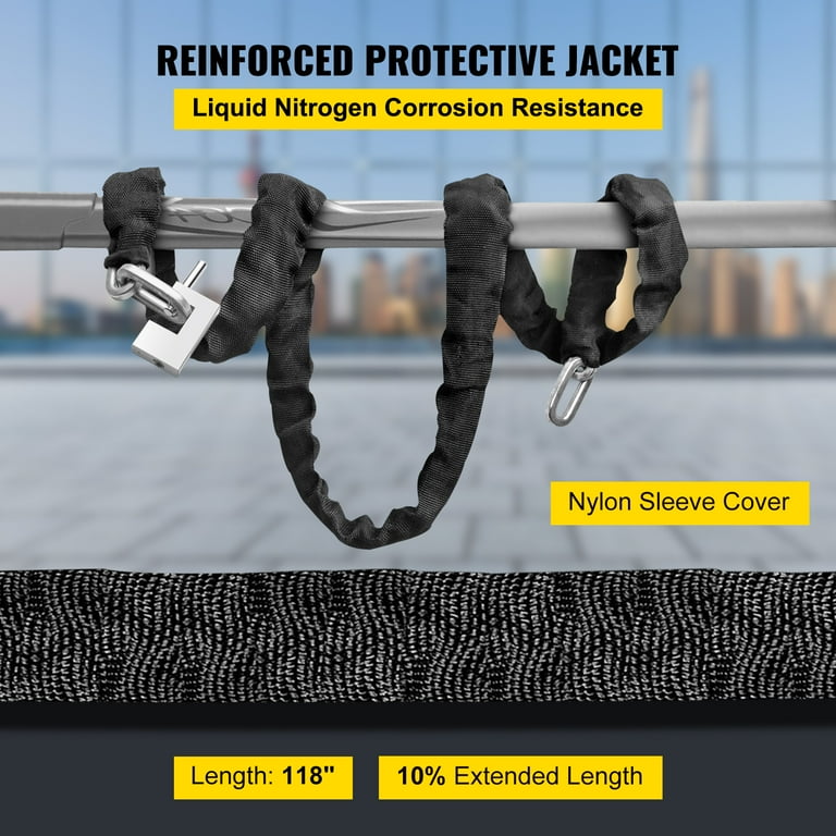 Heavy duty chain lock outlet