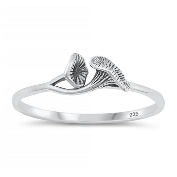Classic Mushroom Ring .925 High Polished Sterling Silver Band Jewelry Female Male Unisex Size 6