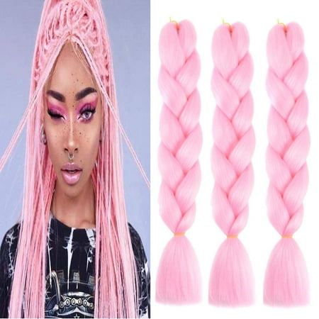Ombre Jumbo Twist Braids Hair Synthetic Braids Hair Extensions for Twist Braiding Hair 24 inch(Light Pink) | Walmart Canada Ombre Jumbo Twist Braids Hair Synthetic Braids Hair Extensions for Twist Braiding Hair 24 inch(Light Pink) | Walmart Canada