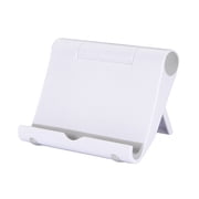 Desktop Phone Holder Foldable Anti phone holder phone stand Slip Mobile Phone Table Stand Cellphone Folding Bracket, White