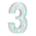 thumbnail image 2 of Número Colorido Lámpara De Noche Figura Led Número De Lámpara 0-9 Lámpara De Decoración De Luz De Modelado Con 16 Colores Cambiantes 4 Modos De Iluminación Control Remoto Para El Hogar Bar Fiesta Boda Advancent HA026552-04, 2 of 7