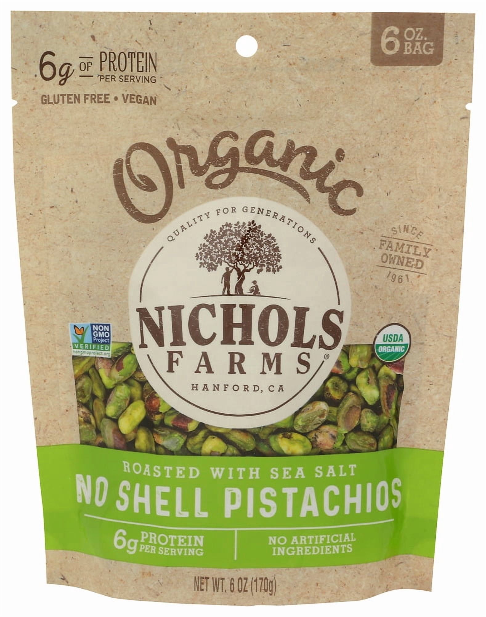 (Pack Of 15) Nichols Pistachio Eb Pistachios Rs No Shell O 6 Oz