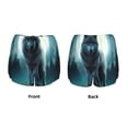thumbnail image 3 of Balery Wolf Pantalones cortos deportivos para mujer con forro y dos bolsillos, elásticos, para entrenamiento, gimnasio, yoga-Large, 3 of 7