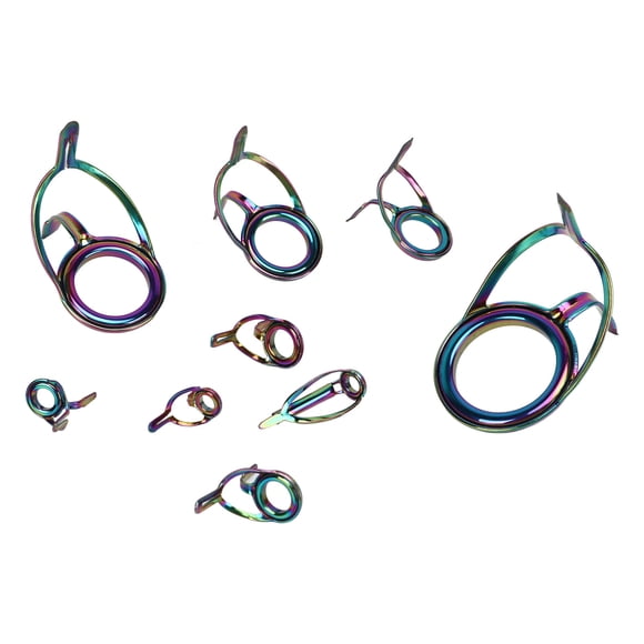 Anillo guía de pesca Bling Bling 9 piezas