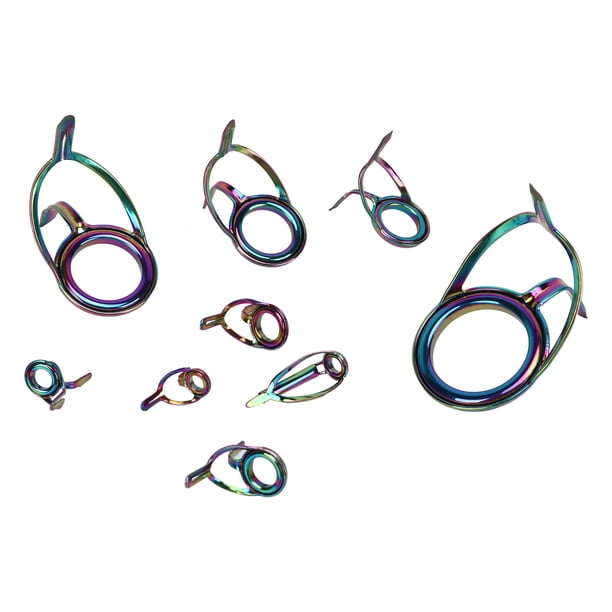 Juego de anillos guía de pesca Jadeshay 9 piezas kit de reparación
