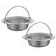 thumbnail image 5 of Sink strainer 2 pieces stainless steel sink strainer kitchen sink strainer sink strainer with stainl, 5 of 5