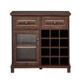 thumbnail image 6 of Gramercy Way Small Mahogany Bar Cabinet with Glass Door, 6 of 10