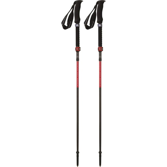 Bastones de senderismo MSR DynaLock Ascent plegables de carbono de gran tamaño