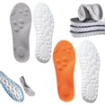 thumbnail image 1 of Footstr Insoles, Breathable Soft Foam Shoe Insole, 4D Cloud Tech Sports Insoles with Arch Support for Men, Orthopedic Shock Absorption Inserts for Running, Walking, Work Shoes(2PCS-F,9-10.5), 1 of 8