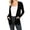 Black, variant on Women's Plus Size Basic Open Front Long Sleeves Side Pockets Solid Casual Knit Cardigan
