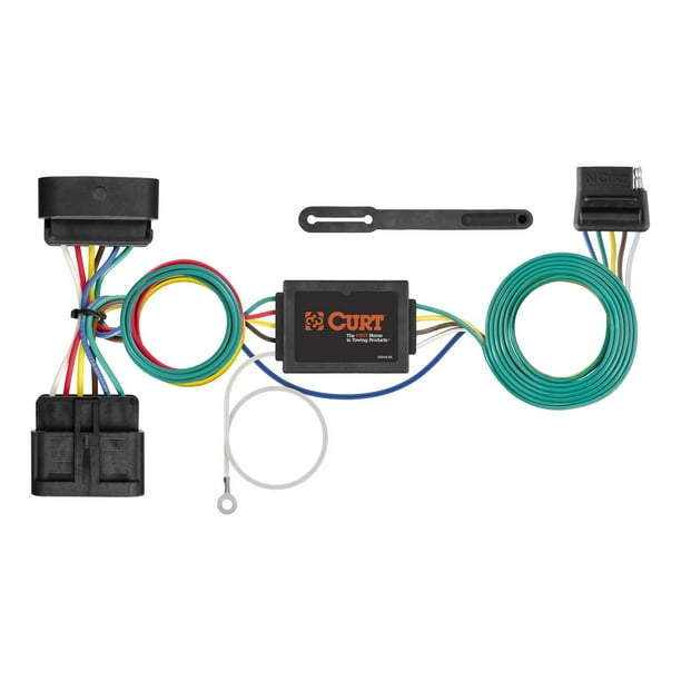 CURT 56510 VehicleSide Custom 5Wire Trailer Wiring Harness, Select Chevrolet Colorado, GMC