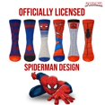 thumbnail image 4 of Calcetas Marvel Spiderman Paquete de 6 para Niños y Hombres Deportivas, 4 of 5