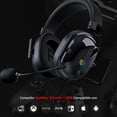 thumbnail image 4 of Audifonos Diadema Gamer BALAM RUSH AVIATOR LEVEL HA757 Microfono 3.5 + USB RGB Negro BR-941167, 4 of 6