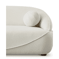 thumbnail image 4 of Ashcroft Modern Luxury Japandi Boucle Fabric Curvy Sofa with Removable Legs, Ivory, 4 of 4