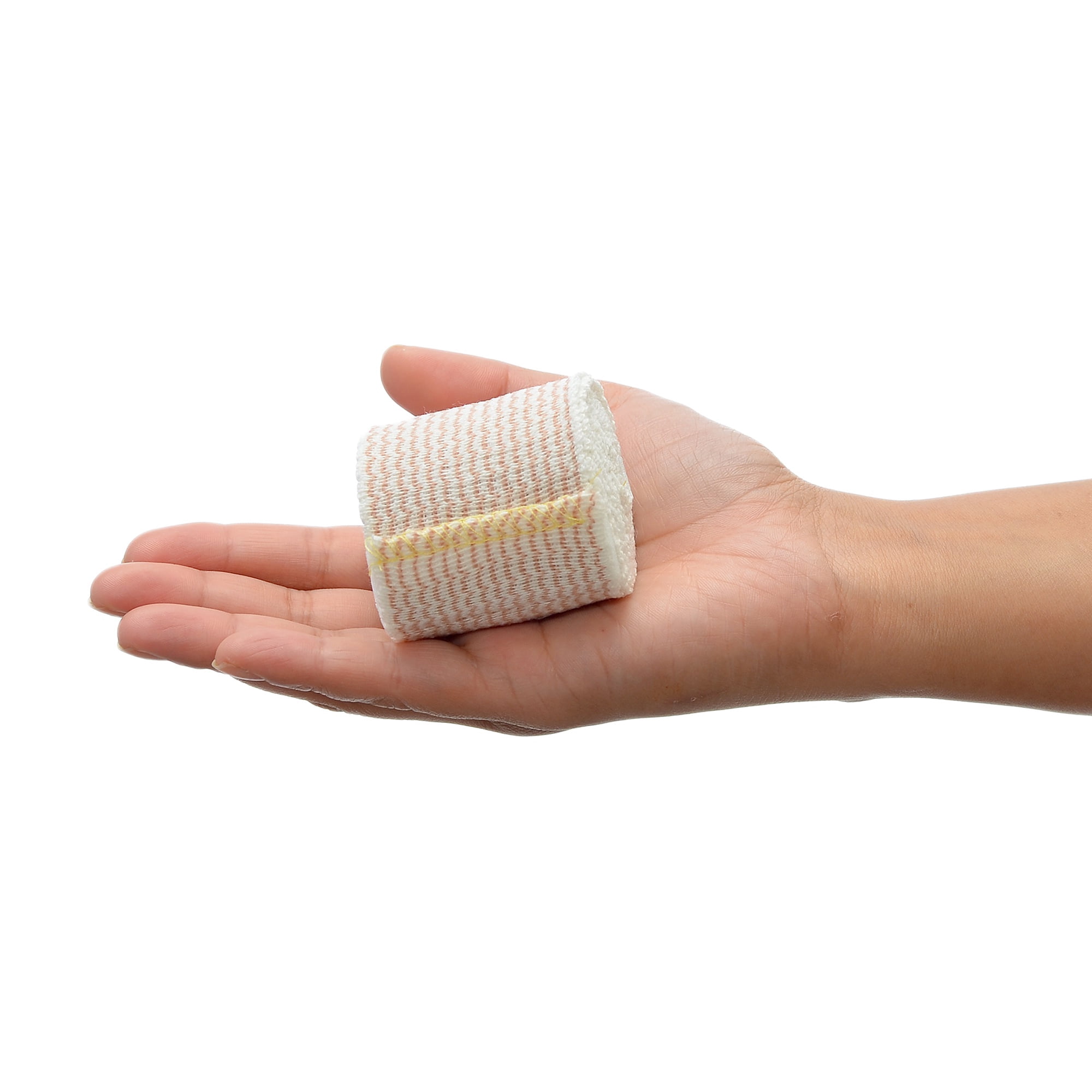 Dealmed Elastic Bandage Wrap 2" with Self Closure, Stretched Compression (50 Rolls/Case)
