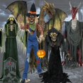 thumbnail image 3 of Gran accesorio mecánico eléctrico de terror para Halloween, casa embrujada, habitación secreta, control por voz, inducción, dragón volador, captura, bebé, payaso, caballo de Troya, niña, 3 of 5