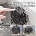 thumbnail image 7 of OIUR Sink Strainer Basket Sponge Holder with Suction Cup Triangle Design Easy to Install Multifunctional Storage Rack Drainer Basket, 7 of 7