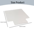 thumbnail image 3 of Tapis de Zone Pvc, Tapis 1* le Tapis de Protection de Sol Est Convexe (Taille Clair-One), 3 of 7
