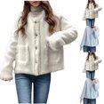 thumbnail image 4 of BangWanChi Lightweight Jacket Women Quilted Women's Loose Tassel Pocket Button Knit Sweater Jacket, 4 of 4