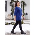 thumbnail image 3 of Catherines Women's Plus Size Chenille Cable-Knit Boatneck Sweater, 3 of 4