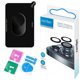 thumbnail image 5 of RURIHAI For iPhone 16e Camera Lens Protector 3D Silk Printing High Aluminum-Silicon Glass Lens Film, 5 of 5
