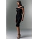 thumbnail image 4 of Vestido Bellabarnetten Fresco sin mangas con cuello en V, vendaje midi, 4 of 6