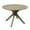 Gray, variant on GDF Studio Brigitte Outdoor Round Acacia Wood Dining Table, Teak