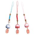 thumbnail image 4 of EXHUMKY Cat Keychains 12 Pcs Ceramic Lucky Cat Charms for Phone Bags Keys Accessories Decor, 4 of 6