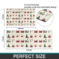 thumbnail image 7 of Beige Christmas Santa and Train Pattern Kitchen Rugs Sets Of 2,Anti Fatigue Kitchen Mat Rugs Non Slip Washable,Decorative Kitchen Floor Mats for Kitchen,Sink,Laundry,17"x30"+17"x47", 7 of 7