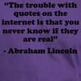 thumbnail image 3 of CafePress - The Trouble With The Internet T Shirt - Men's Classic Graphic Cotton T-Shirt, 3 of 4