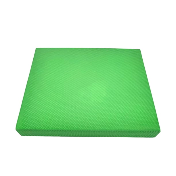 Almohadilla de equilibrio para ejercicios, entrenador de rehabilitación, entrenador de equilibrio, esterilla de yoga de TPE, equilibrio L Verde