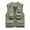 Khaki, variant on Yaoyar Men's Outdoor Work Fishing Travel Photo Zip Cargo Vest Jacket Pockets Quick Dry Hiking Vest Loose Vest Mountaineering Tooling Outdoor Vest Jacketst Army Green 2XL