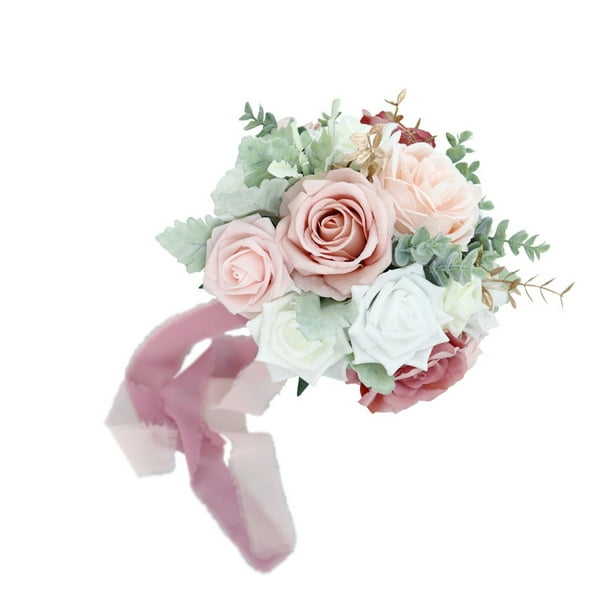 Billuyoard Ramo de boda vintage para novia Elección elegante y elegante Ramo de novia de boda Ramos de boda Decoración