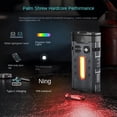thumbnail image 3 of Mini Flashlight Tactical Flashlight Laser Pointer - RGB Outdoor LED Portable Multifunctional EDC Keychain Light, Long Battery Life & Waterproof, 3 of 11