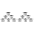 thumbnail image 3 of Hemoton 12 pcs  Metal Candle Holder Decorative Electroplate Alloy Candle Holder Tealight Holder, 3 of 8