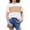 White, variant on YOUYEDIAN Tween Girls Summer Shirts Short Sleeve Color Block Tops (Pink, 13-14 Years)