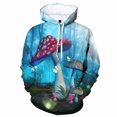 thumbnail image 3 of Nuevas sudaderas con capucha de setas de ensueño con estampado 3D de bosque, cuello redondo, mangas largas, camisetas con patrón de plantas, moda informal, unisex, para hombres y mujeres, 3 of 5