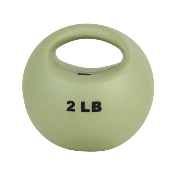 Balón medicinal CanDo One Handle, 1 kg, para entrenamiento abdominal