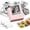 pink, variant on PM290C Portable Sticker Printer, inkless Bluetooth mini printer with 3 paper rolls. For notes, journaling, DIY. Ideal gift for school, office, Christmas. Black