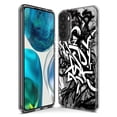 thumbnail image 3 of MUNDAZE LG Stylo 6 Shockproof Clear Hybrid Protective Phone Case Black White Urban Graffiti Cover, 3 of 6