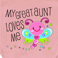 thumbnail image 3 of Inktastic My Great Aunt Loves Me Cute Dragonfly Baby Burp Cloth, 3 of 3