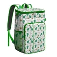 thumbnail image 1 of Cute Avocado and Fruit Pattern Cooler Backpack, Leakproof Lunch Bag with Kawaii Design for Summer, Work, and Road Trips, 1 of 6