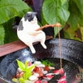thumbnail image 3 of Aquarium Water Tank Cat Statue, Fishing Cats Figure, Decorative Ornaments for Fish Tank, Cute Cat Decorations for Aquarium, Home or Office Decor, 3 of 4
