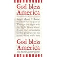 thumbnail image 2 of Marrott, Stephanie 18x32 White Modern Wood Framed Museum Art Print Titled - Bless America, 2 of 4