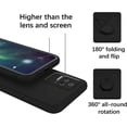 thumbnail image 4 of Compatible with Xiaomi Poco F4 Case Silicone Shockproof TPU Phone Cases for Xiaomi Poco F4 Anti-Scratch Protective Case with Ring (Black), 4 of 7