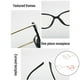 thumbnail image 5 of Sonducket 1 par de gafas de mujer de repuesto Universal HD elegante protección solar inastillable gafas de moda rosa Type3 NO3, 5 of 6