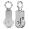 thumbnail image 4 of 2PCS Cable Pulley Wheels 360 Degree Rotation Stainless Steel Pulley Roller Built in Dual Bearings, 4 of 15