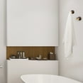 thumbnail image 4 of Design House Kelton Wall Mounted Robe Hook, Matte Black/Satin Gold, 4 of 11