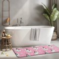 thumbnail image 2 of Pink French Bulldog Love Heart Kitchen Rug Mat,Kitchen Runner Rugs Non Skid Washable,Decorative Kitchen Floor Mats for Kitchen,Sink,Laundry,17"x47.2", 2 of 7